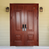 Cửa thép vân gỗ 2 cánh cân GuangYi GMS6006